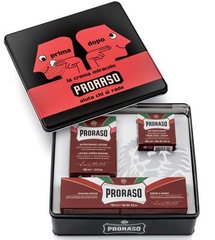 Набір подарунковий для гоління з 3-х предметів Proraso vintage selection primadopo, Proraso, 400361