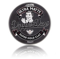 Глина для стилізації волосся ультраматова Dapper Dan Ultra Matte Super Hold Clay 100ml