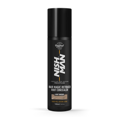 Спрей камуфляж для сивого волосся світло-коричневий Nishman Magic Retouch "Light Brown" 100ml