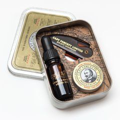 Набір олія для бороди та віск для вусі Capitan Fawcett Ricki Hall's Booze & Baccy Oil (10ml) and Wax (15ml) Gift Set