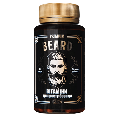 Вітаміни для росту бороди Minox premium beard