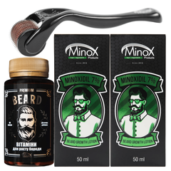 Комплекс для роста бороды базовый Minox