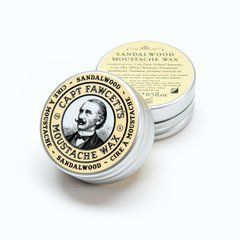 Ароматний віск для вусів Capitan Fawcett Sandalwood Moustache Wax 15ml