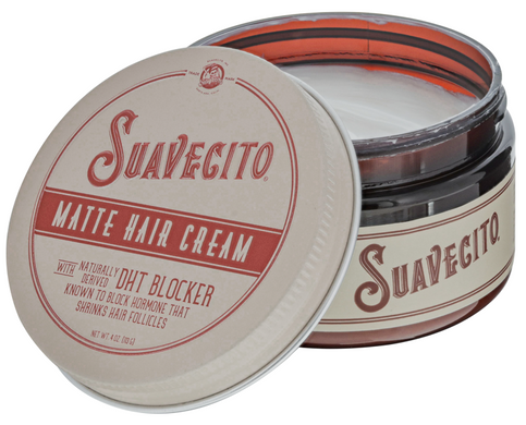 Матовий крем проти випадіння волосся Suavecito Matte Hair Cream with DHT Blocker 113g