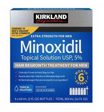 Лосьйон minoxidil 5% KIRKLAND (3 флакона) + дозатор