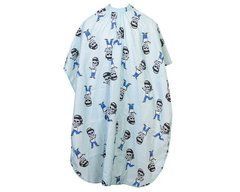 Детский пеньюар Suavecito Mascot Club Kid's Barber Cape Blue