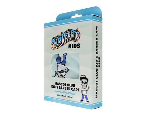 Дитячий пеньюар Suavecito Mascot Club Kid's Barber Cape Blue