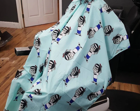 Дитячий пеньюар Suavecito Mascot Club Kid's Barber Cape Blue