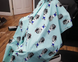 Дитячий пеньюар Suavecito Mascot Club Kid's Barber Cape Blue