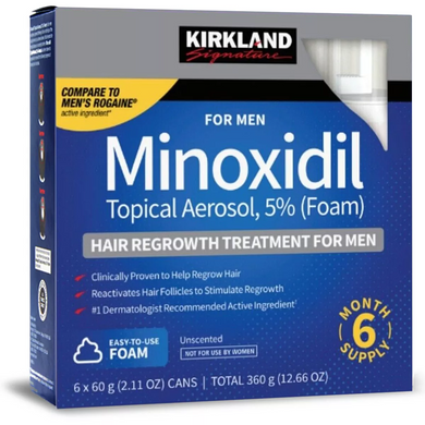 Пена minoxidil 5% KIRKLAND (6 флаконов)
