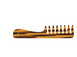 Текстуруючий гребінець з бурштинового ацетату Suavecito Аmber acetate texture comb