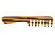 Текстуруючий гребінець з бурштинового ацетату Suavecito Аmber acetate texture comb