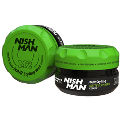 Матова глина для укладання волосся Nishman М2 30ml