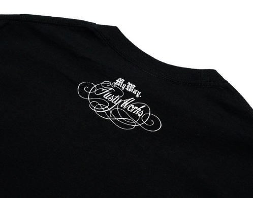Футболка чорна сова L BROSH &times; FUSTY WORKS S/S TEE OWL LOGO BLACK L